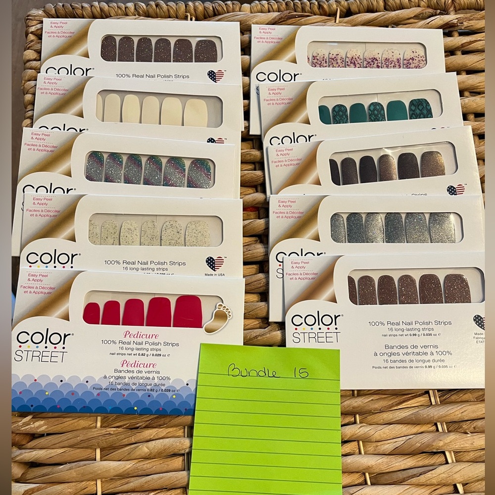 Color Street Nail Wraps - Bundle 15